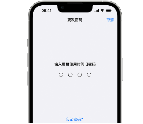 江安iPhone屏幕维修分享iPhone屏幕使用时间密码忘记了怎么办 