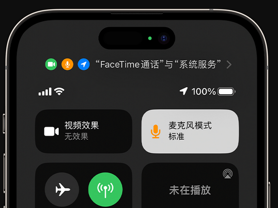 江安苹果授权维修网点分享iPhone在通话时让你的声音更清晰 