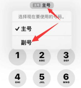 江安苹果14维修店分享iPhone 14 Pro Max使用副卡打电话的方法 